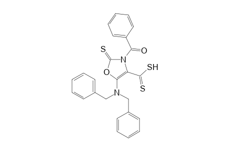 3-Benzoyl-5-dibenzylamino-4-dithiocarboxyoxazoline-2-thione