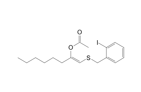 (Z)-1-((2-Iodobenzyl)thio)oct-1-en-2-yl acetate