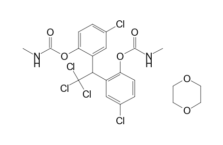 2,2'-(2,2,2-TRICHLOROETHYLIDENE)BIS[4-CHLOROPHENOL],BIS(METHYLCARBAMATE), COMPOUND WITH DIOXANE (1:1)