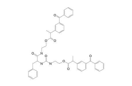 2-(3-BENZOYLPHENYL)-PROPIONIC-ACID-2-[2-[3-[2-[2-(3-BENZOYLPHENYL)-PROPIONYLOXY]-ETHYL]-UREIDO]-3-PHENYL-PROPIONYLAMINO]-ETHYLESTER