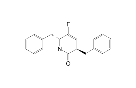 (3-R,6-R)-3,6-DIBENZYL-5-FLUORO-3,6-DIHYDRO-1H-PYRIDIN-2-ONE