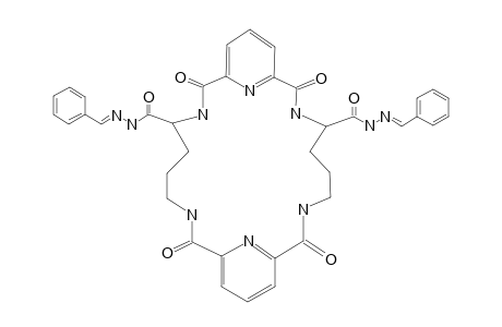 #6A;4,20-DI-(OXO-PHENYL-CARBOHYDRAZONYL-METHYL)-3,8,16,21,27,28-HEXAAZA-2,9,15,22-TETRA-OXO-TRICYCLO-[3,21,1,1(10,14)]-OCTACOSA-1(26),10,12,14,23,25-HEXENE