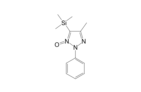 4-METHYL-2-PHENYL-5-(TRIMETHYLSILYL)-2H-1,2,3-TRIAZOLE-1-OXIDE