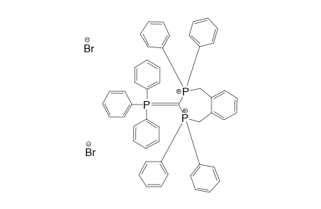 6,7,8,9-TETRAHYDRO-6,6,8,8-TETRAPHENYL-7-(TRIPHENYLPHOSPHORANYLIDEN)-5-H-6,8-DIPHOSPHONIACYCLOHEPTENE-DIBROMIDE