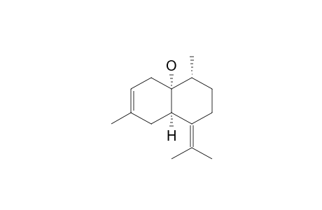 (+)-10-BETA-(H)-MUUROLA-3,7(11)-DIEN-1-OL;(4R,4AR,8AR)-1,2,3,4,4A,5,8,8A-OCTAHYDRO-4,7-DIMETHYL-1-(1-METHYLETHYLIDEN)-NAPHTHALEN-4A-OL