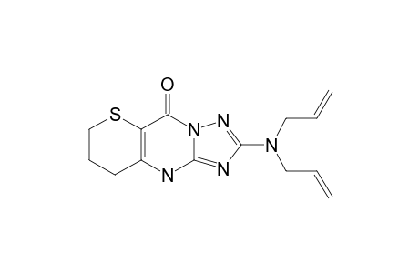 2-DIALLYL-AMINO-7,8-DIHYDRO-9H,10H-THIOPYRANO-[3,2-D]-1,2,4-TRIAZOLO-[1,5-A]-PYRIMIDIN-5-ONE