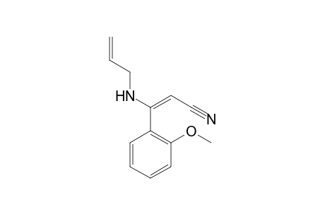 3-(Allylamino)-3-(2-methoxyphenyl)acrylonitrile