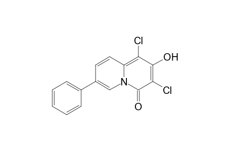 1,3-Dichloro-2-hydroxy-7-phenyl-4H-4-quinolizinone