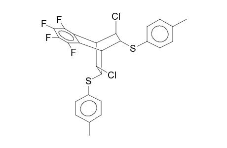 5-ENDO,8-EXO-DICHLORO-6-EXO,7-ENDO-DI-PARA-TOLYLTHIO-2,3-TETRAFLUOROBENZOBICYCLO[2.2.2]OCTENE