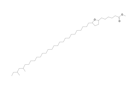 2-Furanhexanoic acid, 5-(24,26-dimethyloctacosyl)tetrahydro-, methyl ester