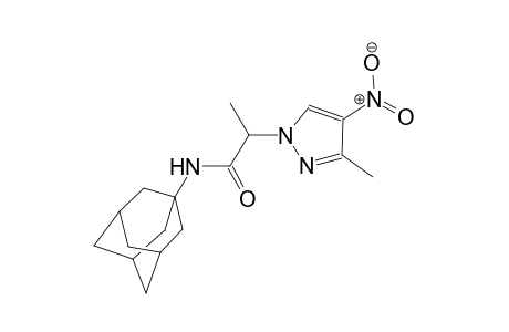 N-(1-adamantyl)-2-(3-methyl-4-nitro-1H-pyrazol-1-yl)propanamide