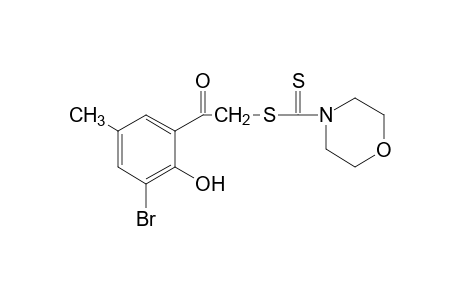 3'-BROMO-2'-HYDROXY-2-MERCAPTO-5'-METHYLACETOPHENONE, 2-(4-MORPHOLINECARBODITHIOATE)