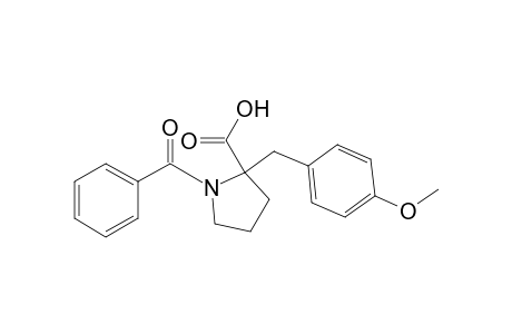 Proline, 1-benzoyl-2-[(4-methoxyphenyl)methyl]-