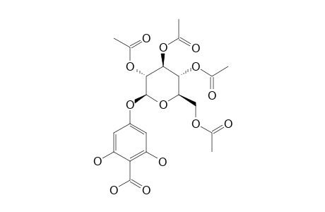 2,4,6-TRIHYDROXYBENZOIC-ACID-4-O-2',3',4',6'-TETRAACETYLGLUCOSIDE