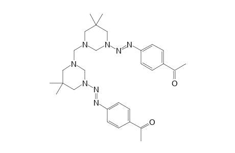 #7E;1-(5,5-DIMETHYL-3-[2-(PARA-ACETYLPHENYL)-1-DIAZENYL]-HEXAHYDRO-1-PYRIMIDINYL-METHYL)-5,5-DIMETHYL-3-[2-(PARA-ACETYLPHENYL)-1-DIAZENYL]-HEXAHYDROPYRI