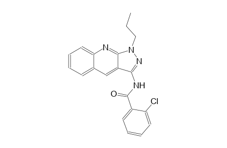 2-chloro-N-(1-propyl-1H-pyrazolo[3,4-b]quinolin-3-yl)benzamide