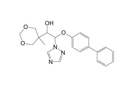 1H-1,2,4-Triazole-1-ethanol, beta-([1,1'-biphenyl]-4-yloxy)-alpha-(5-methyl-1,3-dioxan-5-yl)-