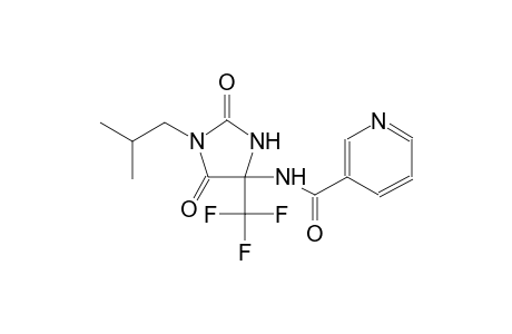 N-[1-isobutyl-2,5-dioxo-4-(trifluoromethyl)-4-imidazolidinyl]nicotinamide