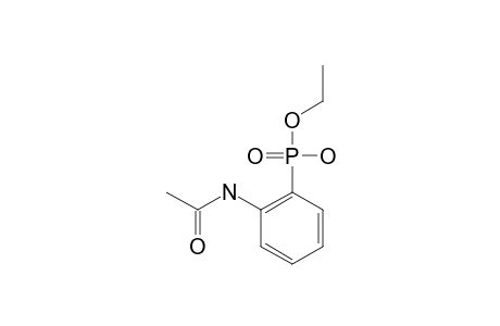 [2-(N-ACETYL)-AMINOPHENYL]-PHOSPHONIC-ACID-MONOETHYLESTER