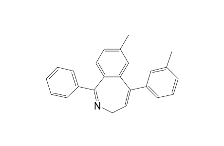 7-Methyl-5-(3'-methylphenyl)-1-phenyl-3H-2-benzazepine