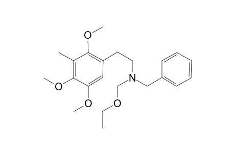 2-[2-(N-Benzyl-N-ethoxymethyl)aminoethyl]-6-methyl-5,7,8-trimethoxybenzene