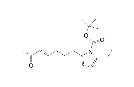 tert-Butyl (E)-2-ethyl-5-(6-oxohept-4-en-1-yl)-1H-pyrrole-1-carboxylate