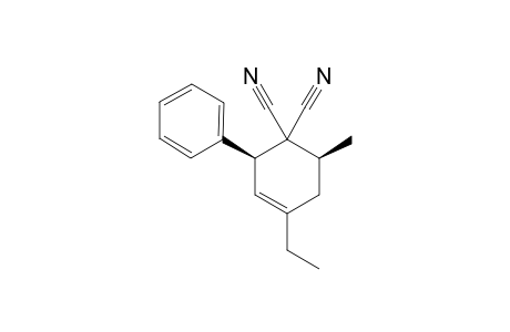 CIS-1,1-DICYANO-4-ETHYL-6-METHYL-2-PHENYLCYCLOHEX-3-ENE