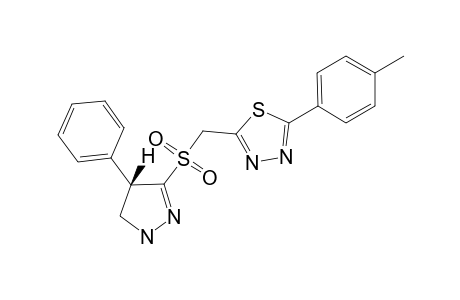 2-[(4',5'-DIHYDRO-4'-PHENYL-1'H-PYRAZOL-3'-YLSULFONYL)-METHYL]-5-PARA-TOLYL-1,3,4-THIADIAZOLE