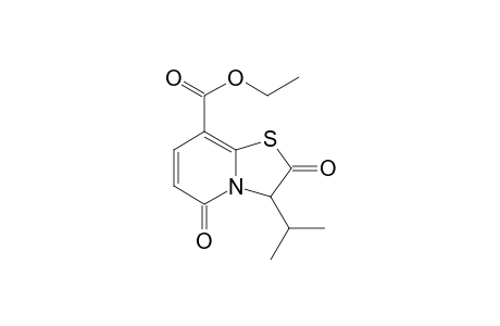 3-isopropyl-2,5-diketo-3H-thiazolo[3,2-a]pyridine-8-carboxylic acid ethyl ester