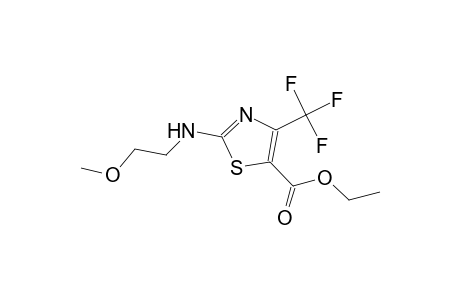 ethyl 2-[(2-methoxyethyl)amino]-4-(trifluoromethyl)-1,3-thiazole-5-carboxylate