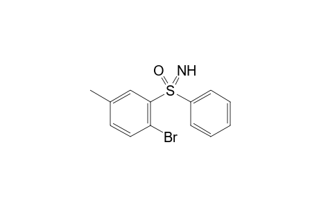 (2-Bromo-5-methylphenyl)(imino)(phenyl)-.lambda.6-sulfanone