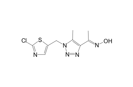 1-{1-[(2-chlorothiazol-5-yl)methyl]-5-methyl-1H-1,2,3-triazol-4-yl}ethanone oxime