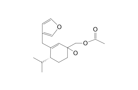 (-)-(1R*,4R*)-3-(3'-FURYL)-METHYL-1-HYDROXY-2-P-MENTHEN-1,7-DIOL