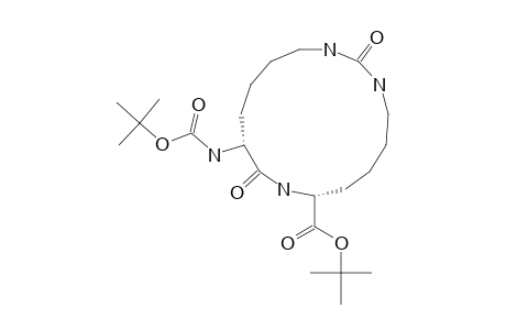 (8S,11S)-11-TERT.-BUTOXYCARBONYLAMINO-2,10-DIOXO-1,3,9-TRIAZACYCLOPENTADECANE-8-CARBOXYLIC-ACID,TERT.-BUTYLESTER