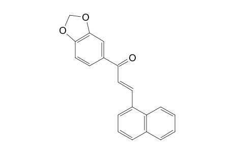 (2E)-1-(1,3-BENZODIOXOL-5-YL)-3-(1-NAPHTHYL)-2-PROPEN-1-ONE