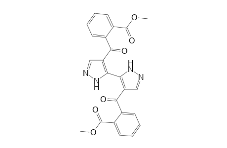 Benzoic acid, 2,2'-([3,3'-bipyrazole]-4,4'-diyldicarbonyl)di-, dimethyl ester