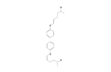 6-(PHENYLTHIO)-HEX-5-EN-2-AMINE;(E/Z)-MIXTURE