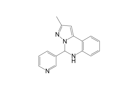 Pyrazolo[1,5-c]quinazoline, 5,6-dihydro-2-methyl-5-(3-pyridinyl)-