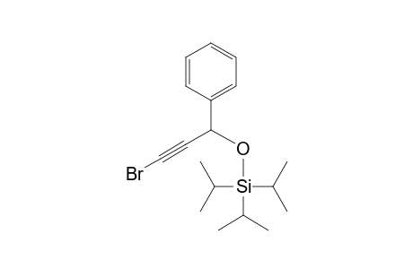 1-Bromo-3-(triisopropylsilyloxy)-3-phenylprop-1-yne