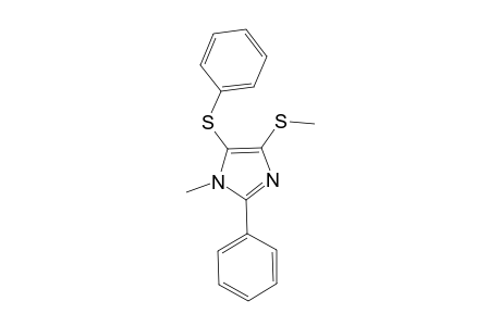 1-Methyl-4-(methylthio)-2-phenyl-5-(phenylthio)imidazole