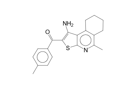 1-Amino-5-methyl-2-(p-toluoyl)-6,7,8,9-tetrahydrothieno[2,3-c]isoquinoline