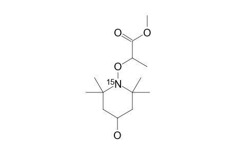 2-[(4-hydroxy-2,2,6,6-tetramethyl-1-piperidyl)oxy]propionic acid methyl ester