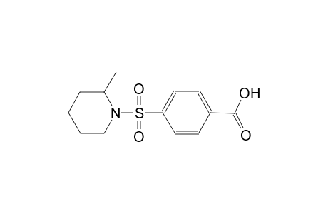 4-[(2-methyl-1-piperidinyl)sulfonyl]benzoic acid