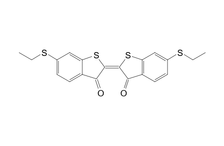 Benzo[b]thiophen-3(2H)-one, 6-(ethylthio)-2-[6-(ethylthio)-3-oxobenzo[b]thien-2(3H)-ylidene]-