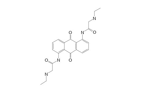 1,5-BIS-(2-ETHYLAMINOETHYLAMIDO)-ANTHRAQUINONE