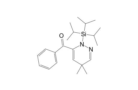 6-BENZOYL-1,4-DIHYDRO-4,4-DIMETHYL-1-(TRIISOPROPYLSILYL)-PYRIDAZINE