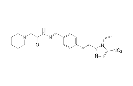 1-piperidineacetic acid, {p-[2-(5-nitro-1-vinylimidazol-2-yl)vinyl]-benzylidene}hydrazide