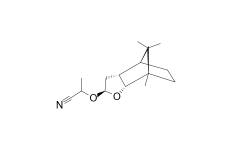 [2R-(2-ALPHA(R*),3A-ALPHA,4-ALPHA,7-ALPHA,7A-ALPHA)]-2-(OCTAHYDRO-7,8,8-TRIMETHYL-4,7-METHANOBENZOFURANE-2-YLOXY)-PROPANENITRILE