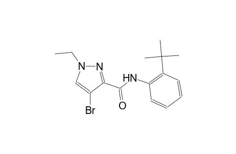 4-bromo-N-(2-tert-butylphenyl)-1-ethyl-1H-pyrazole-3-carboxamide