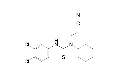 1-(2-cyanoethyl)-1-cyclohexyl-3-(3,4-dichlorophenyl)-2-thiourea